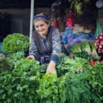 Episode 2: marché Koutaïssi, vendeuse d'herbes aromatiques